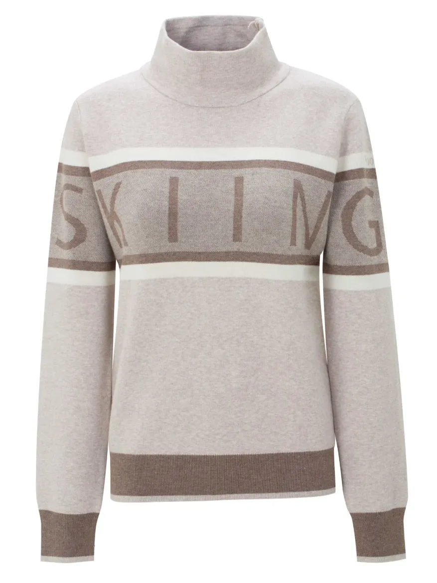 Bilde av WoolLand Solsidan Knitted sweater Cognac